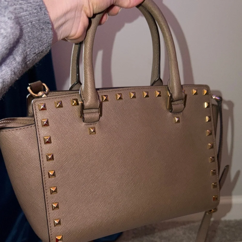 Michael Kors Studded Handbag - Picture 6 of 8